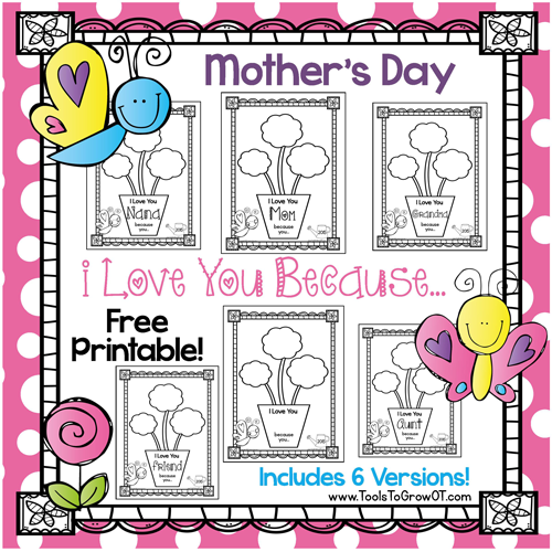 Mother's Day FREE Printable Activity