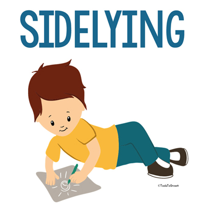 sidelying position - Copyright ToolsToGrowOT.com
