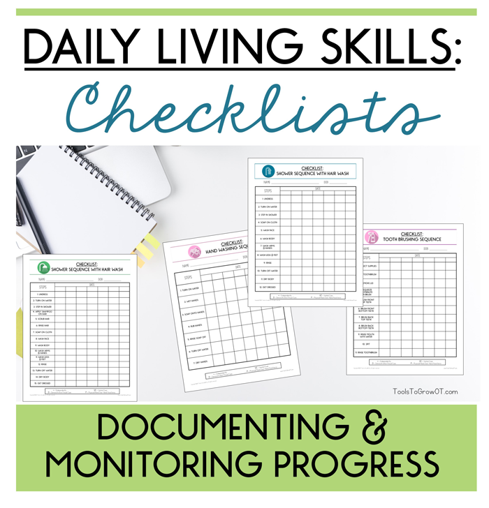 Activities Of Daily Living Checklist Examples
