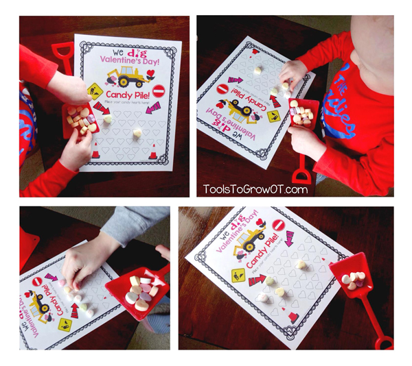 We DIG Valentine's Day - Fine Motor Game by Tools to Grow