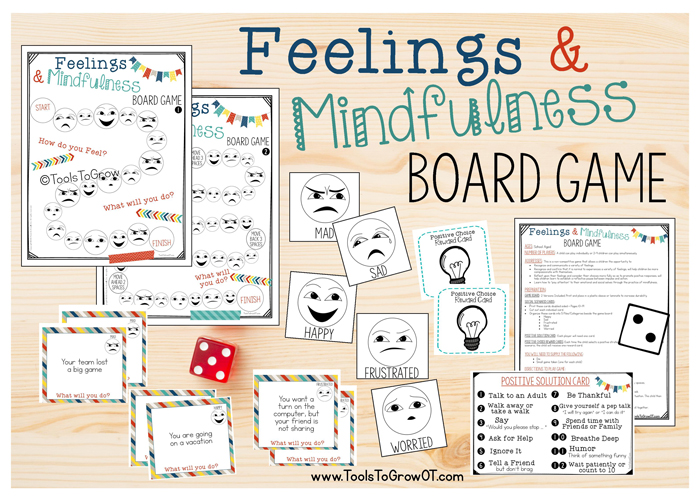 Feelings & Mindfulness Board Game 