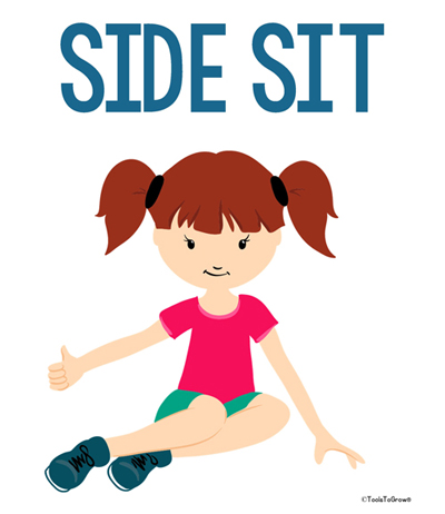 Side Sit Position - Copyright ToolsToGrowOT.com