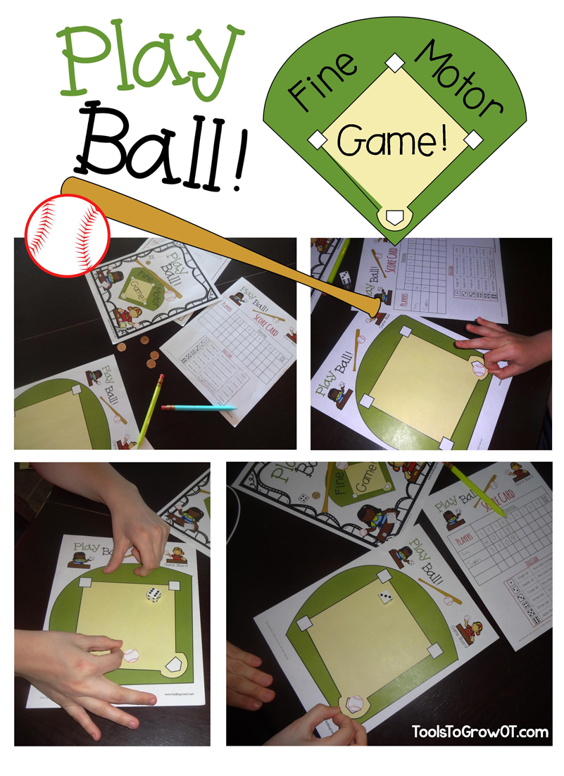 Play Ball! Fine Motor Game - Tools to Grow