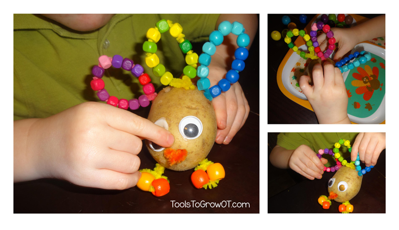 Fine Motor Turkey - Tools to Grow