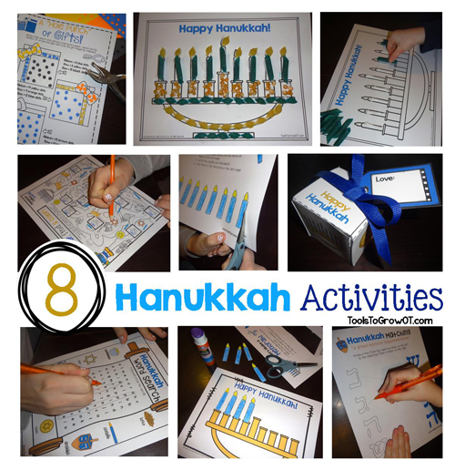 Hanukkah Activities and Crafts by Tools to Grow 