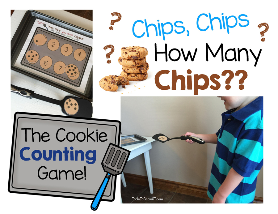 Movement and Learning Game - How Many Chips? Counting Game