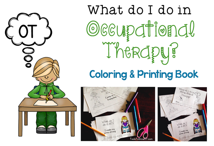 What do I do in OT? Coloring and Printing Book 