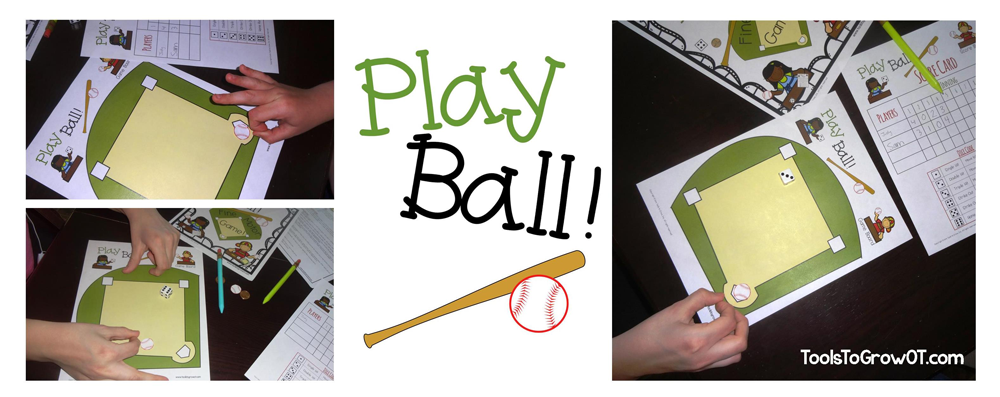 Play Ball Fine Motor Game Tools to Grow