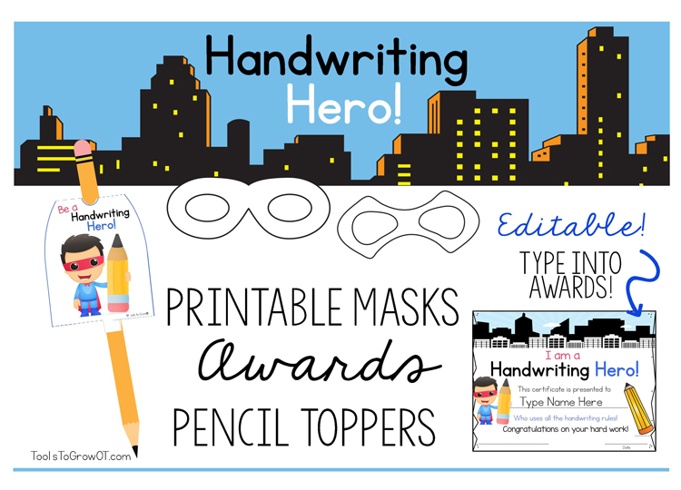 Be a Handwriting Hero! Tool to Address Handwriting Rules | Blog | Tools ...