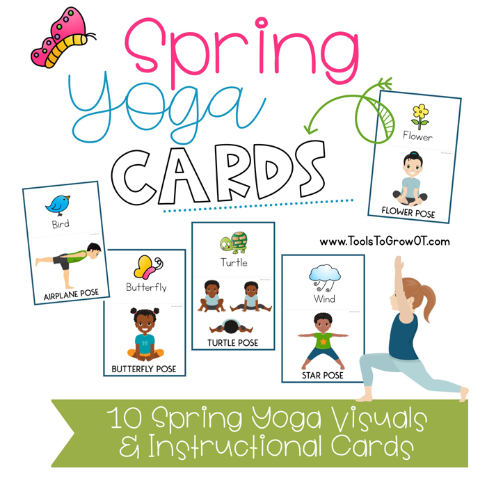 Spring Yoga Lesson Plan for Kids with Kids Yoga Poses