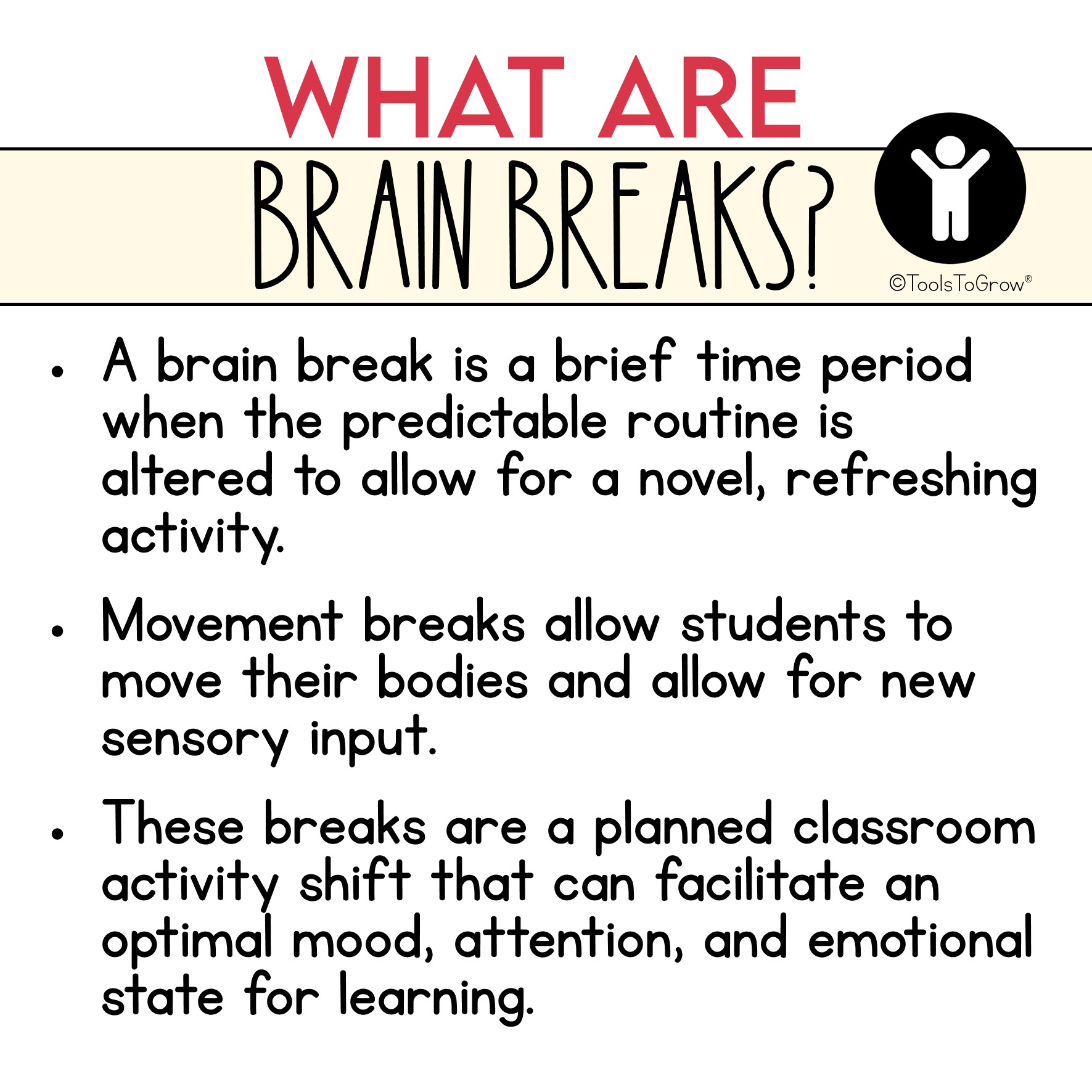 TIPS FOR GROWING: Edition 9- Brain Breaks, Blog