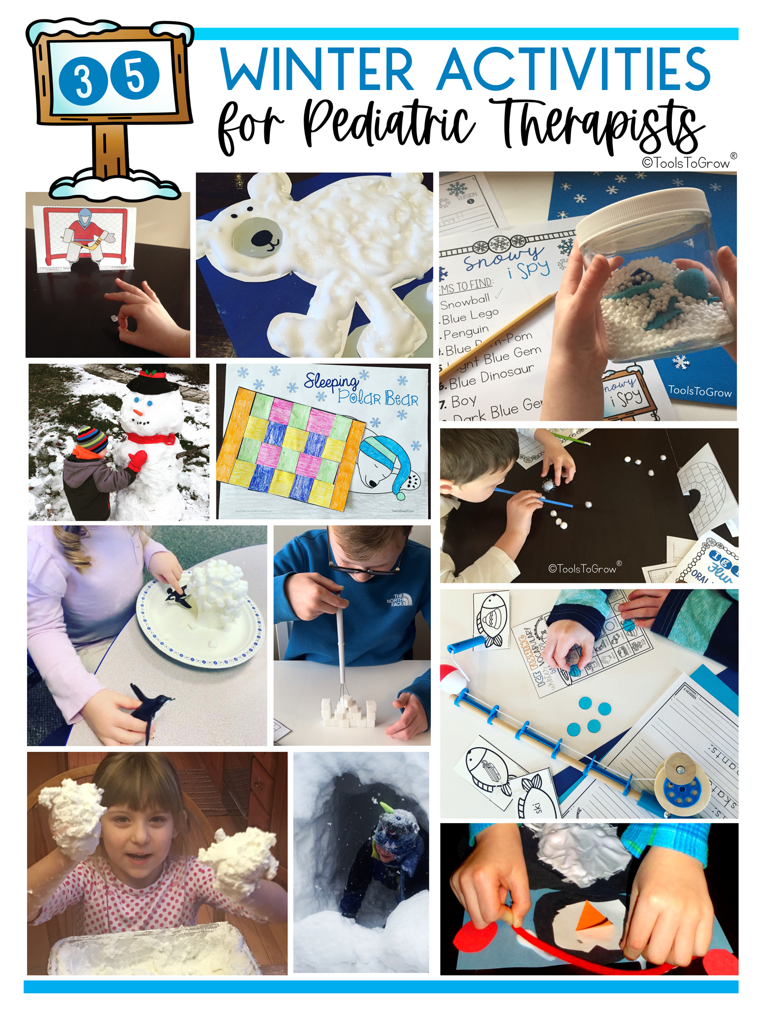 35 Winter Ideas for Pediatric Occupational Therapy Fun!