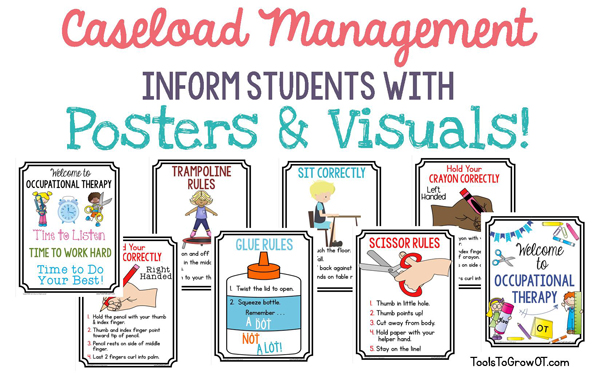 Caseload Management - Posters and Visuals for Occupational Therapy