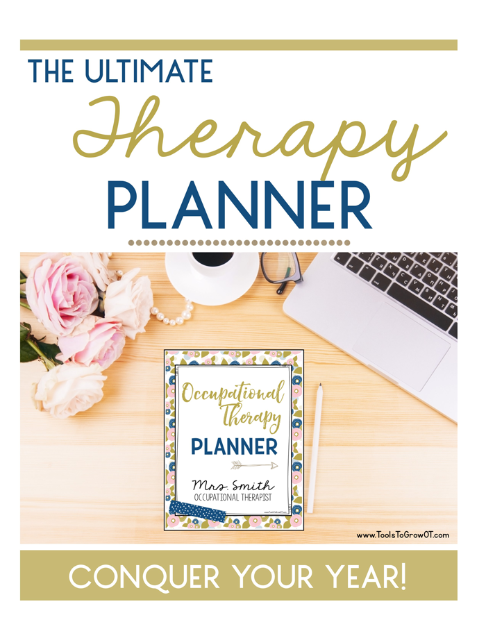 The Ultimate Therapy Planner - Tools for Occupational Therapists 