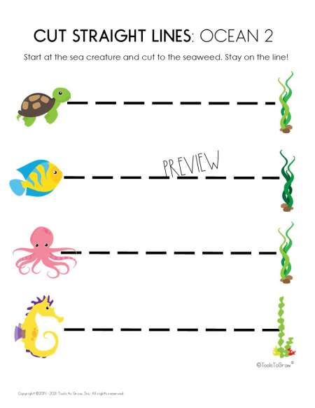 Scissor Skills - Simple, Visual Motor Integration