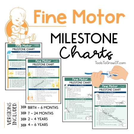 Fine Motor Skills Milestones Chart