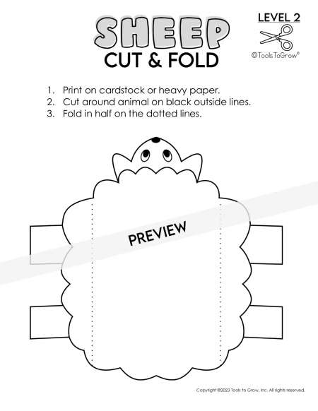 Folding | Bilateral Coordination | Therapy Resources | Tools To Grow, Inc.