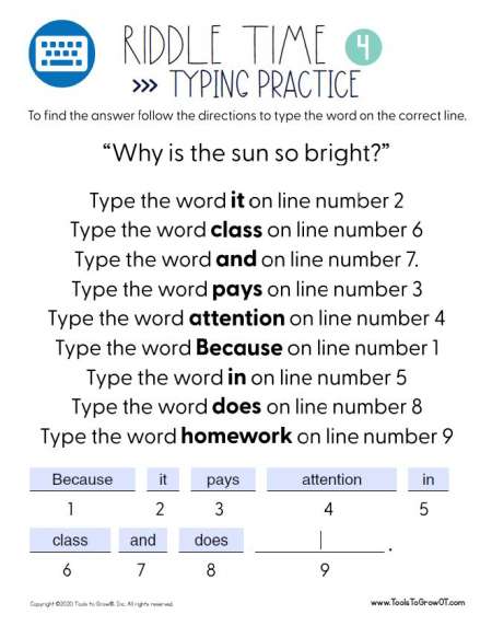 Typing Practice Exercises Colaboratory