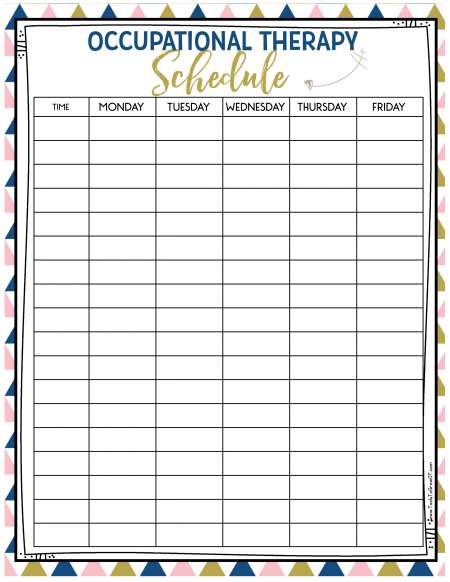 occupational-therapy-schedule-template-tutore-org-master-of-documents
