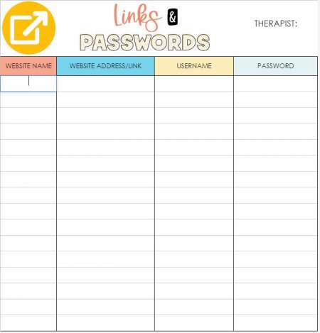 The Ultimate Therapy Planner: Digital Google Sheets | Caseload ...