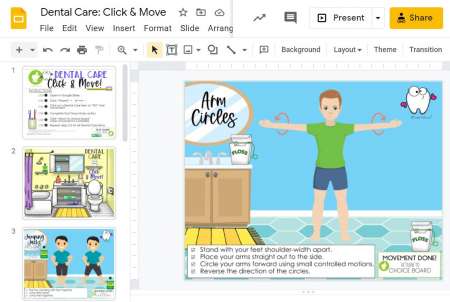 Digital Sticker Book Teletherapy Reinforcement Activity for Google Slides™