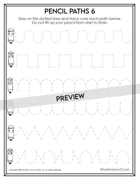 pencil control handwriting therapy resources tools to grow inc